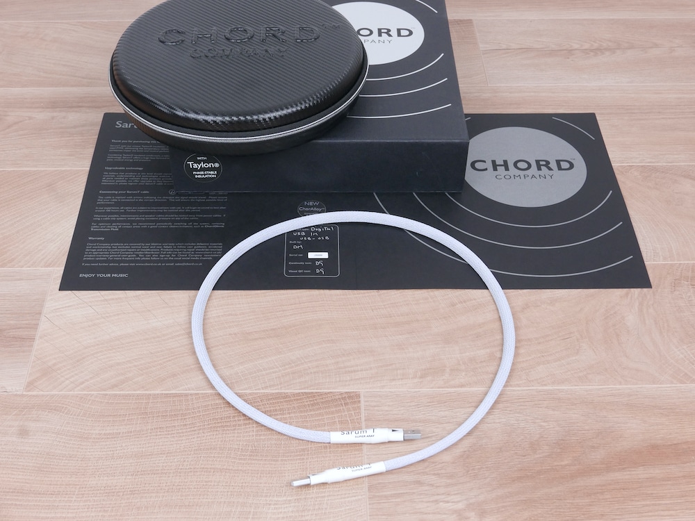 Chord Company Sarum T Super Aray highend digital audio USB cable (type A to A) 1,0 metre NEW 1