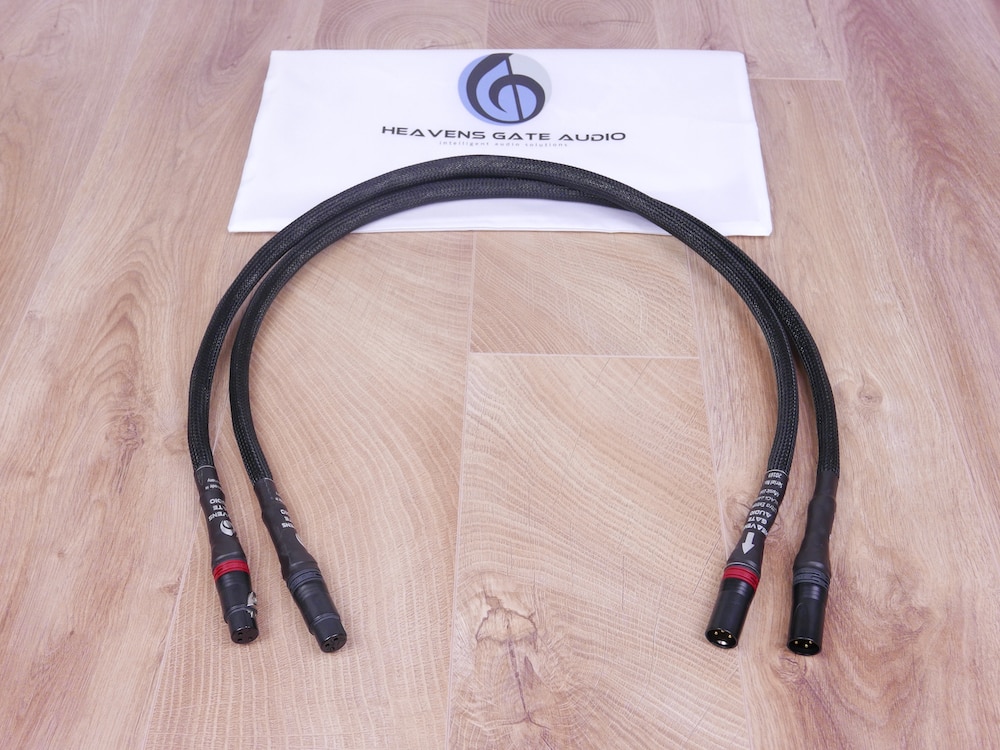 Heavens Gate Ultra Extreme Black Label Music Link highend audio  interconnects XLR 1,0 metre