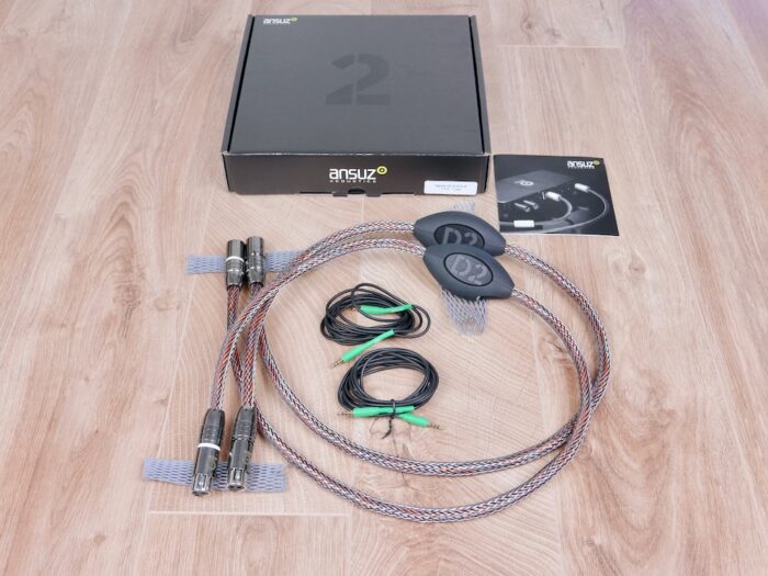 Ansuz Acoustics D2 highend audio interconnects XLR 1,0 metre 1