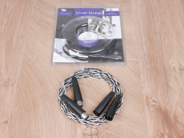 Kimber Kable Silver Streak audio interconnects XLR 2,0 metre NEW 1