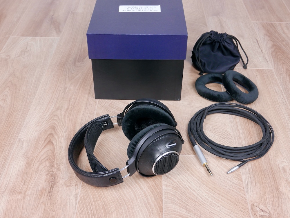 ENIGMAcoustics Dharma D1000 highend hybrid dynamic:electrostatic headphones 1