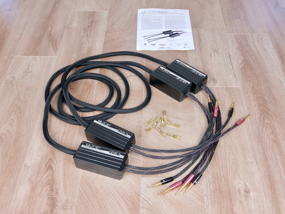 MIT Cables MI-2C3D Level 3 highend audio speaker cables 3,0 metre 1
