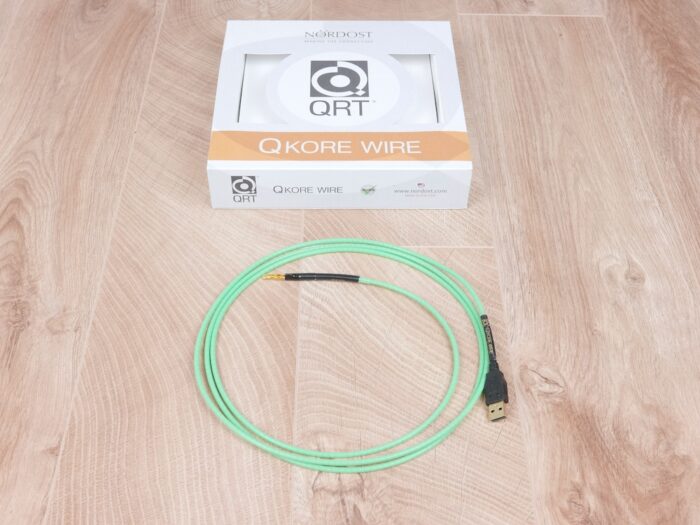 QRT Quantum QKORE Wire audio ground cable USB type A-banana 2,0 metre NEW 1