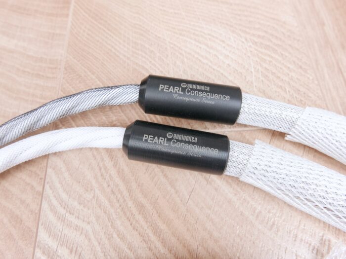 Audiomica Laboratory Consequence PEARL Luxury high end audio interconnects RCA 1,5 metre NEW - official dealer 2