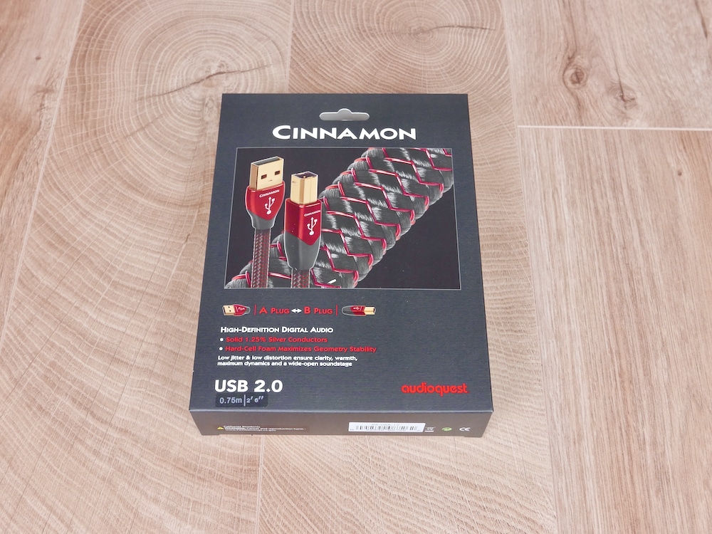 AudioQuest Cinnamon digital audio USB cable (type A to B) 0,75 metre NEW 4