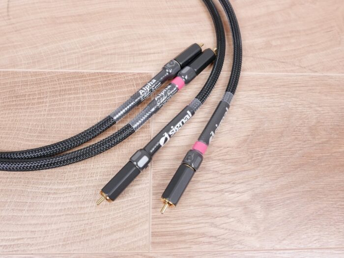 Signal Projects Alpha audio interconnects RCA 1,0 metre NEW 2