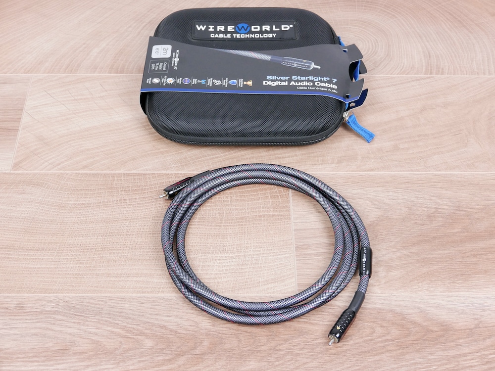 Wireword Silver Starlight 7 Digital Coax interconnect RCA 2