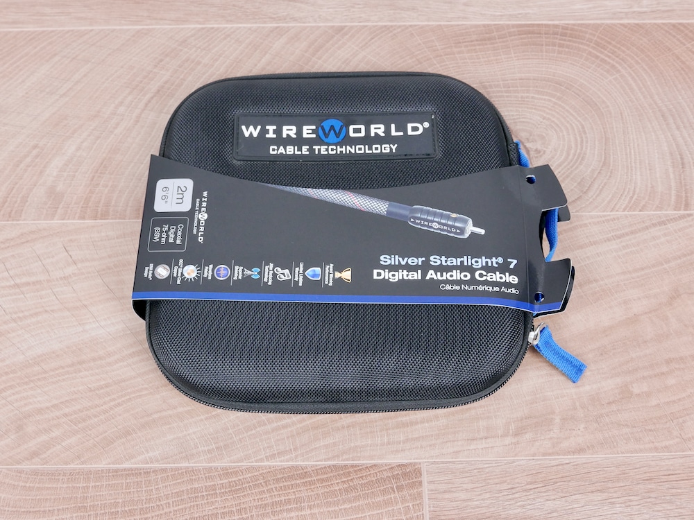 Wireword Silver Starlight 7 Digital Coax interconnect RCA 2