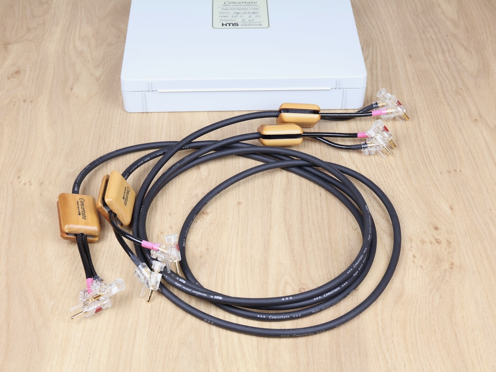 HMS Elektronik Concertato audio speaker cables 2,0 metre 1