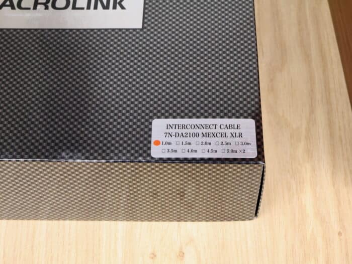 Acrolink 7N-DA2100 Mexcel highend audio interconnects XLR 1,0 metre 4