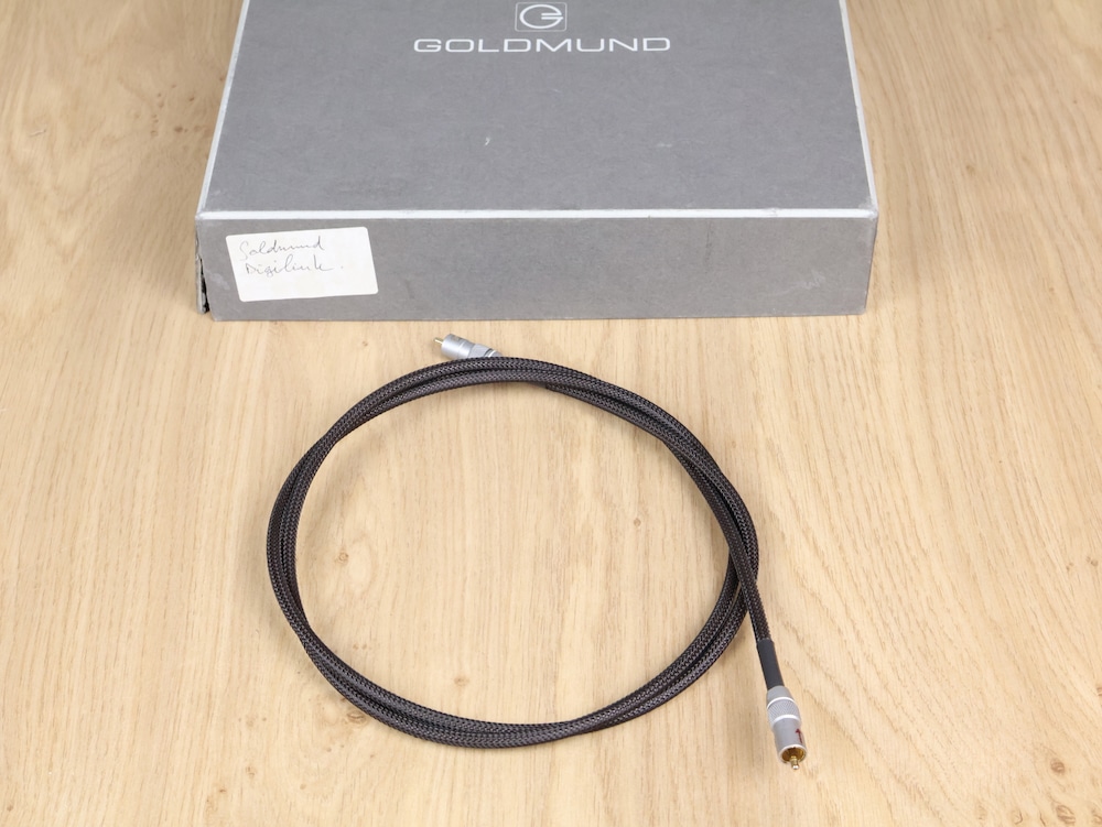 Goldmund Lineal highend digital audio interconnect RCA 1,5 metre 1
