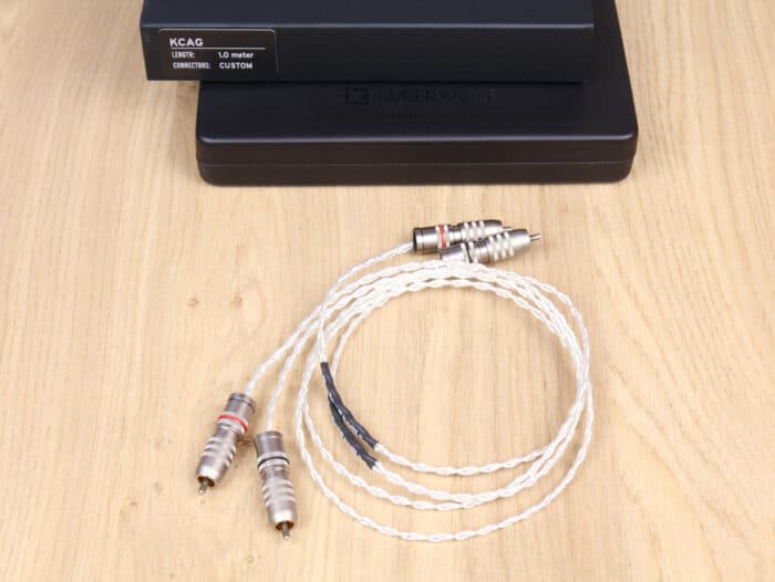 Kimber Kable KCAG silver audio interconnects Siltech SST RCA 1,0 metre 1