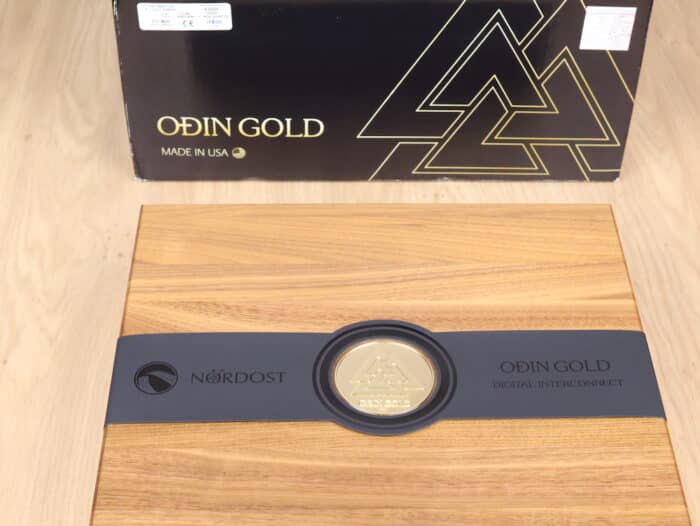 Nordost Odin Gold highend digital audio interconnect BNC (with RCA adapters) 1,25 metre 5