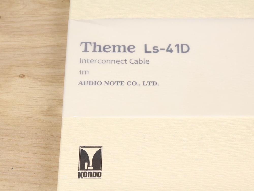 Kondo (Audio Note) Theme LS-41D silver digital highend audio interconnect RCA 1,0 metre 3
