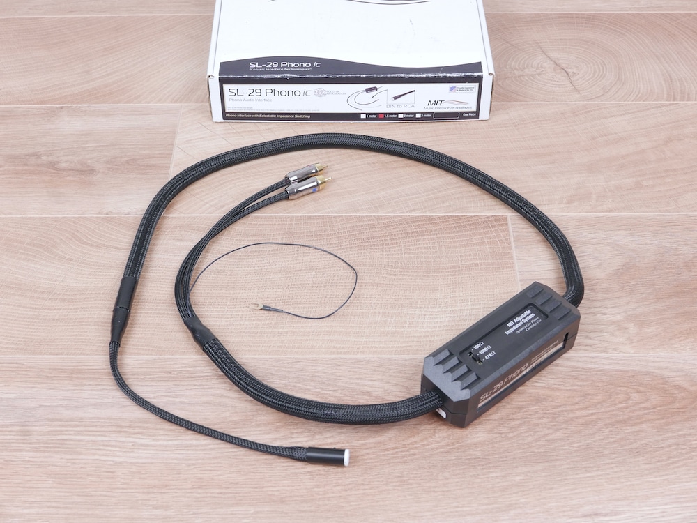 MIT Cables SL-29 Phono highend audio interconnect DIN-RCA 1,5 metre 1