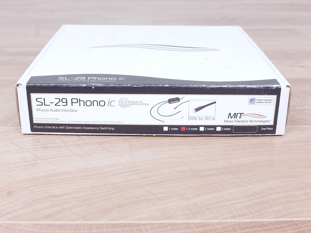 MIT Cables SL-29 Phono highend audio interconnect DIN-RCA 1,5 metre 4