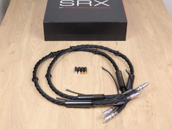Synergistic Research SRX Phono highend audio interconnects RCA 1,25 metre 1