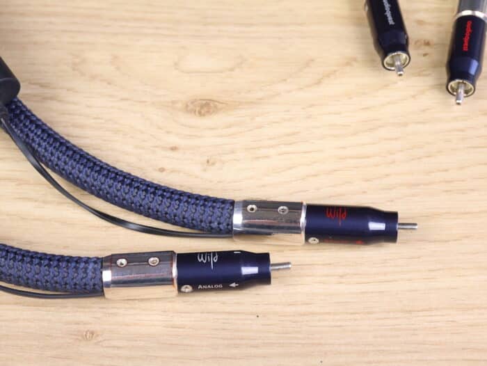 AudioQuest Wild Blue Yonder highend silver audio interconnects RCA 0,75 metre 32