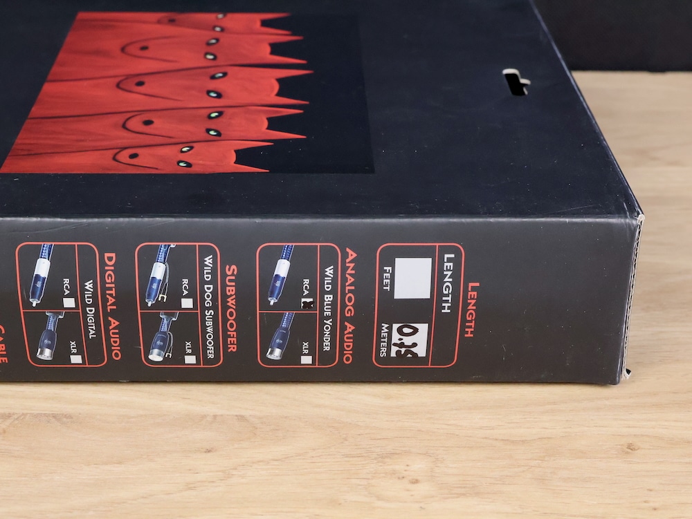 AudioQuest Wild Blue Yonder highend silver audio interconnects RCA 0,75 metre 33