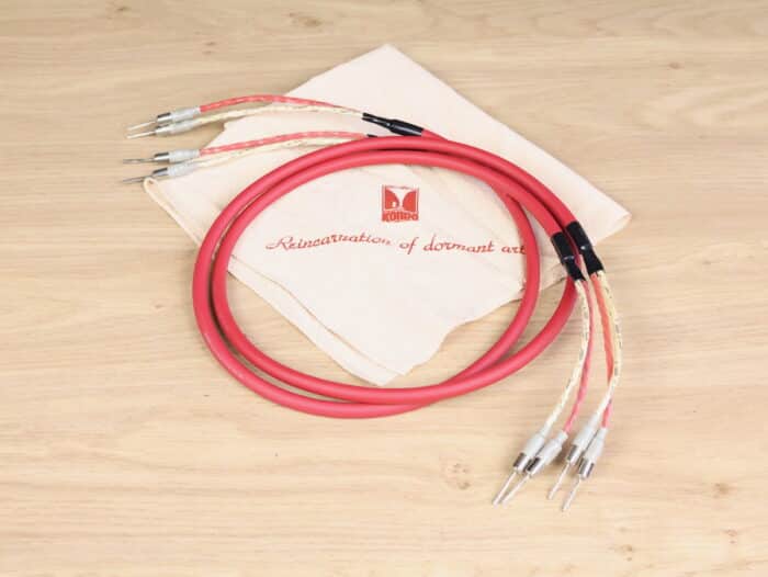 Kondo Audio Note KSL-SPz highend silver audio speaker cables 1,0 metre 1