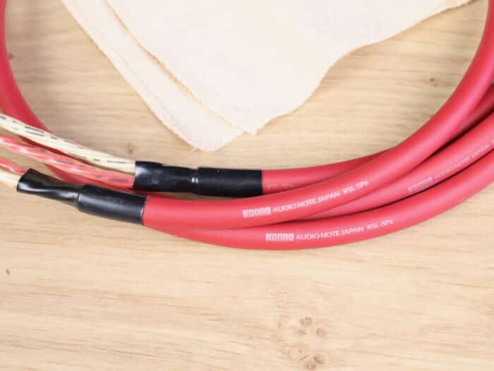 Kondo Audio Note KSL-SPz highend silver audio speaker cables 1,0 metre 2