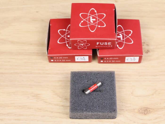 Telos Audio Design Quantum X2 Fuse 5x20mm 6.3A 250V Slow-Blow NEW (3 available)