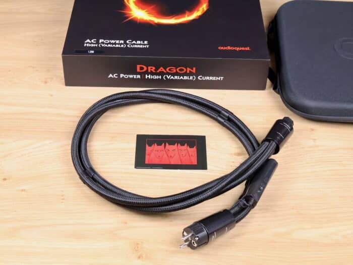 AudioQuest Dragon HC High-Current highend audio power cable C15 1,25 metre 1