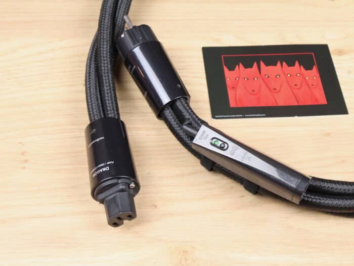 AudioQuest Dragon HC High-Current highend audio power cable C15 1,25 metre 2