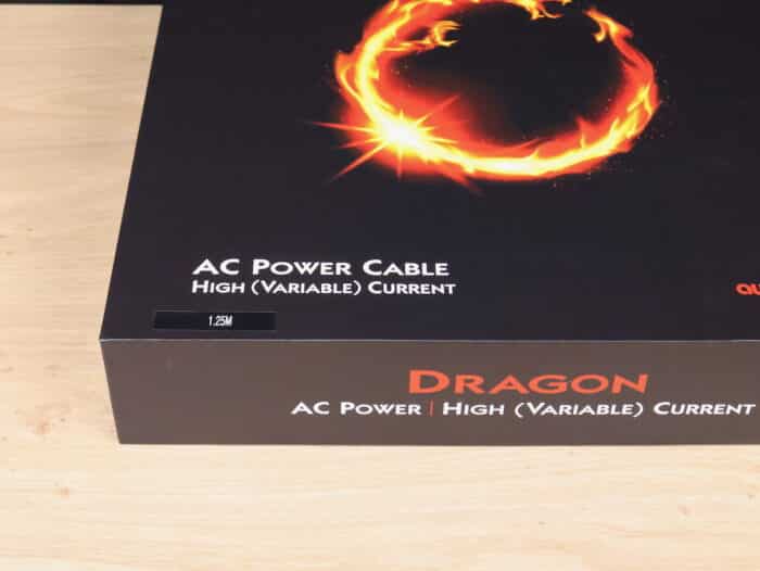 AudioQuest Dragon HC High-Current highend audio power cable C15 1,25 metre 4