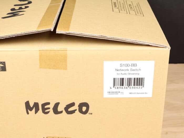 Melco S100 highend audio network switch 24
