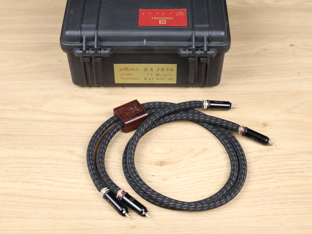 KIMBER KABLE　KS-1036/AG/1.5m 高品質 RCAケーブル Kimber Kable - KS-1036 - RCA Interconnects