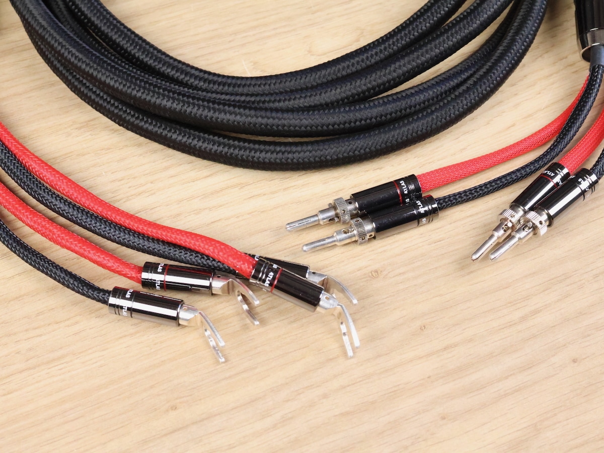 Atlas Cables Mavros Grun highend audio speaker cables 2,5 metre 24