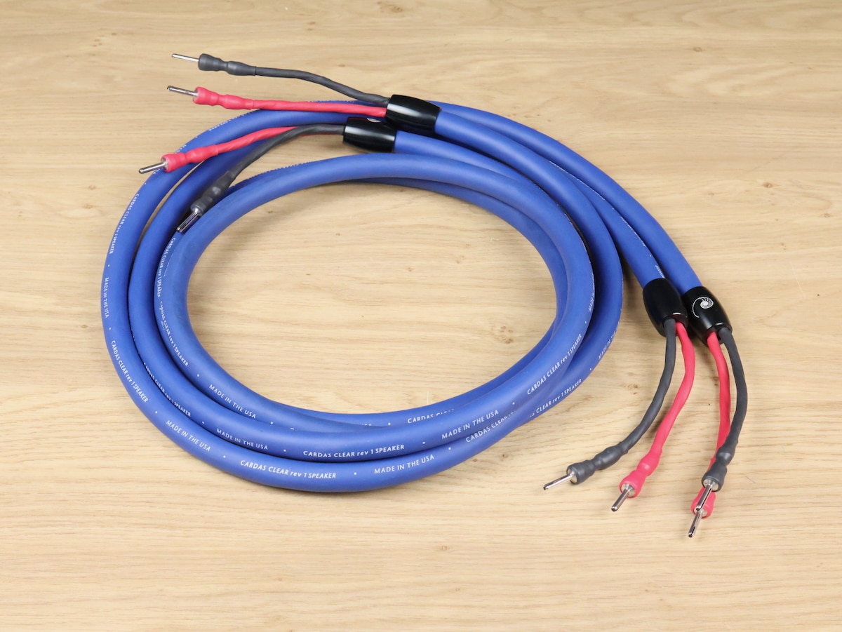Cardas Audio Clear highend audio speaker cables 2,5 metre 31
