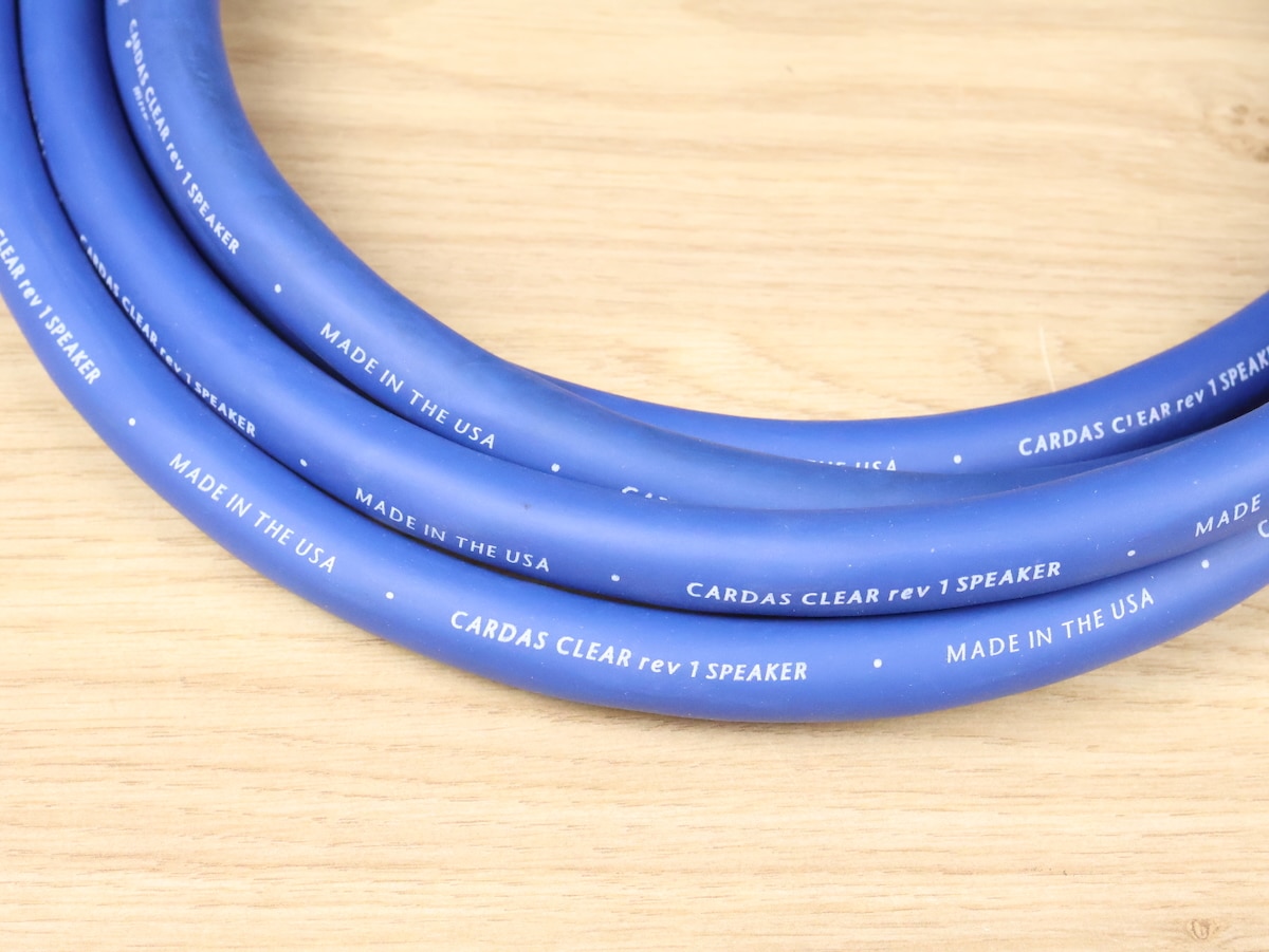 Cardas Audio Clear highend audio speaker cables 2,5 metre 32