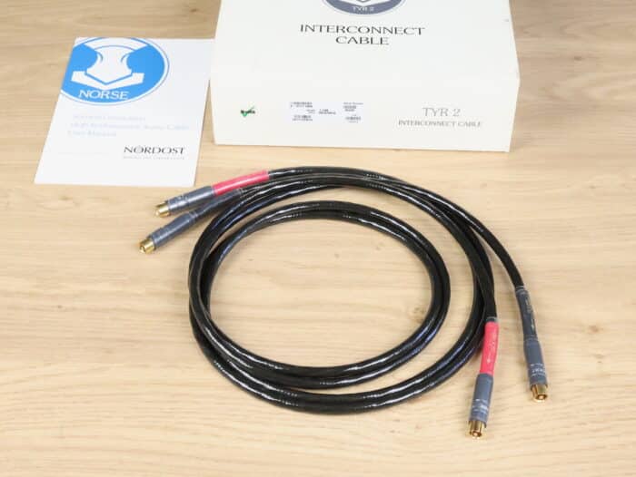 Nordost Norse Tyr 2 highend audio interconnects RCA 1,5 metre 1