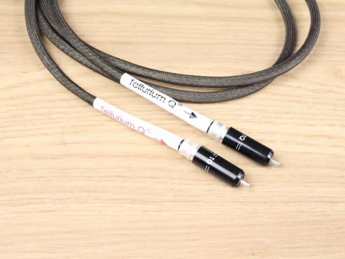 Tellurium Q Silver Diamond highend audio interconnects RCA 1,0 metre 42
