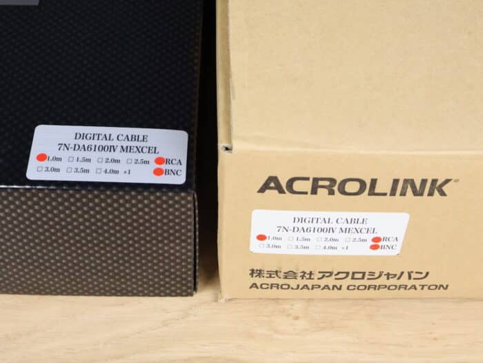 Acrolink 7N-DA6100IV Mexcel highend digital 75 Ohm audio