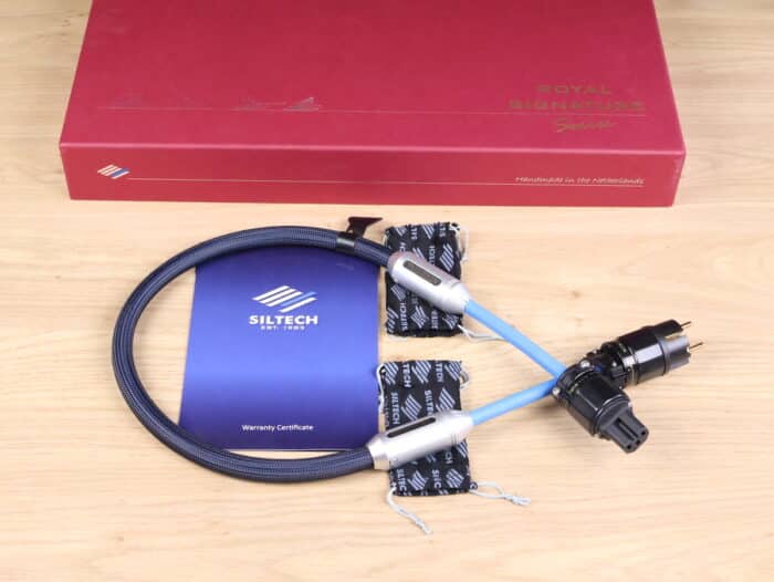 Siltech Crown Prince 35th Anniversary highend silver audio power cable 1,0 metre 11
