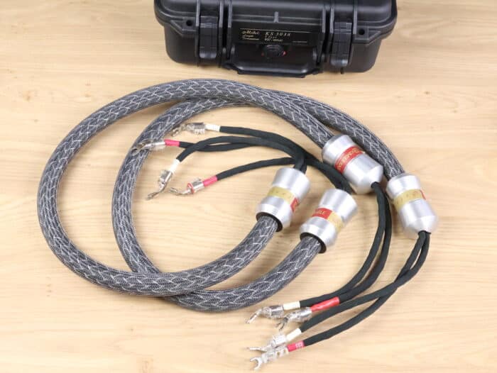 Kimber Kable Select KS-3038 AG highend silver audio speaker cables 1,5 metre 11