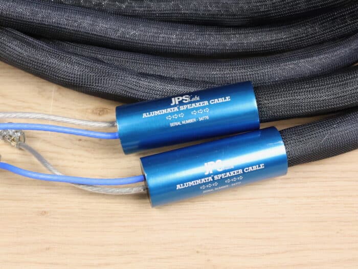 JPS Labs Aluminata highend audio speaker cables 5,5 metre 2