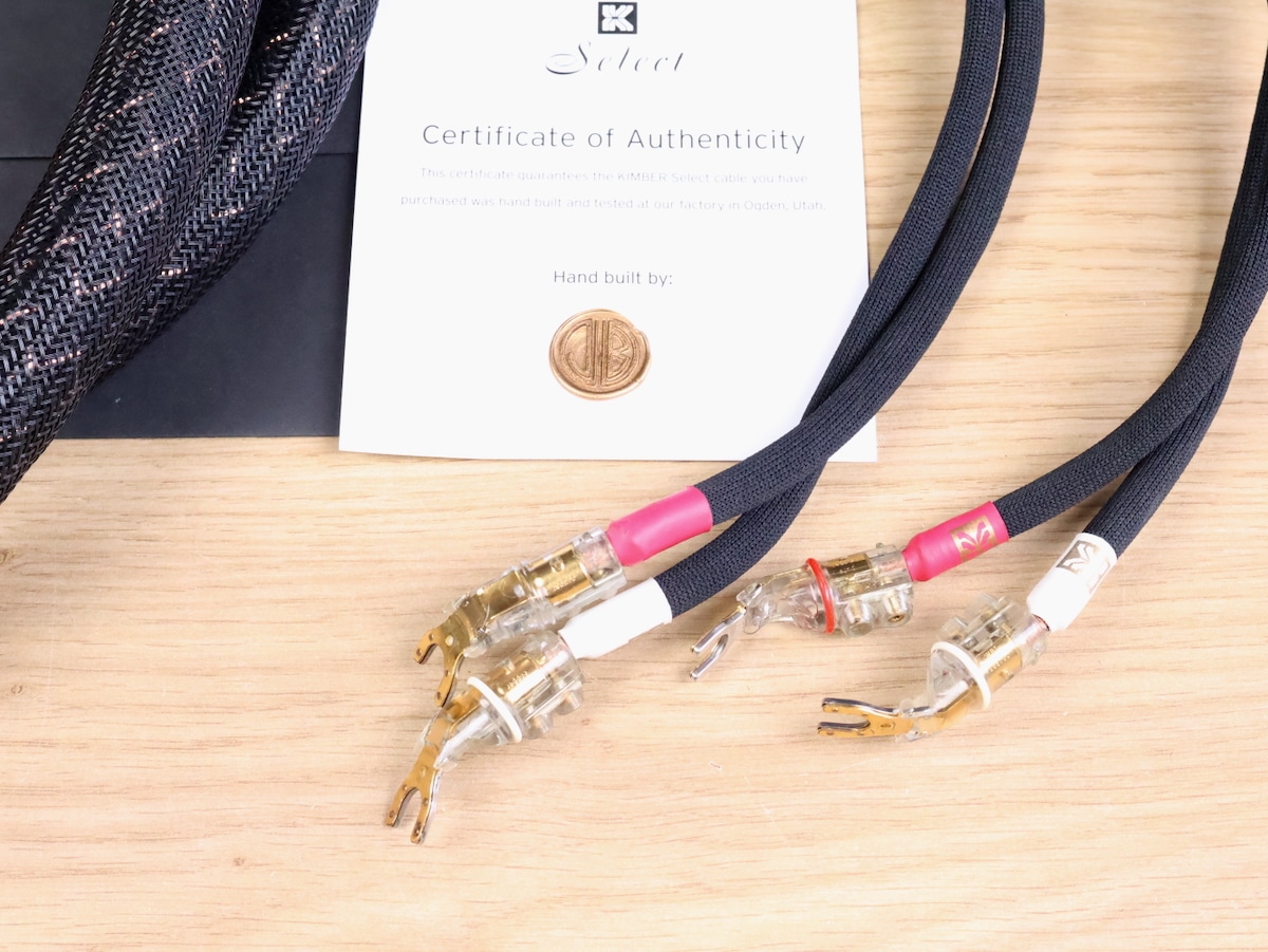 Kimber Kable Select KS-6063 highend audio speaker cables 2,0