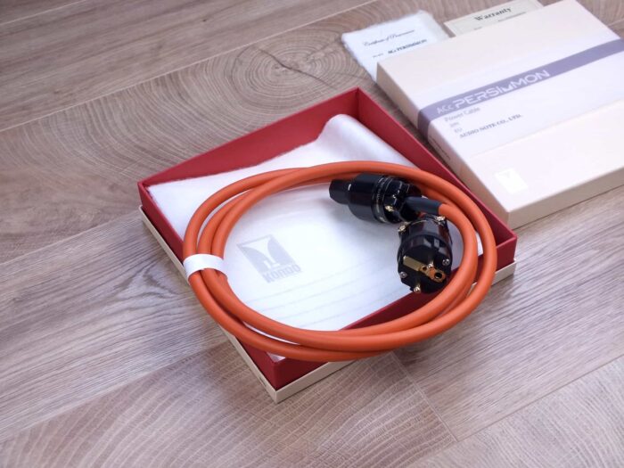Kondo Audio Note ACc Persimmon audio power cable 2,0 metre BRAND NEW 1