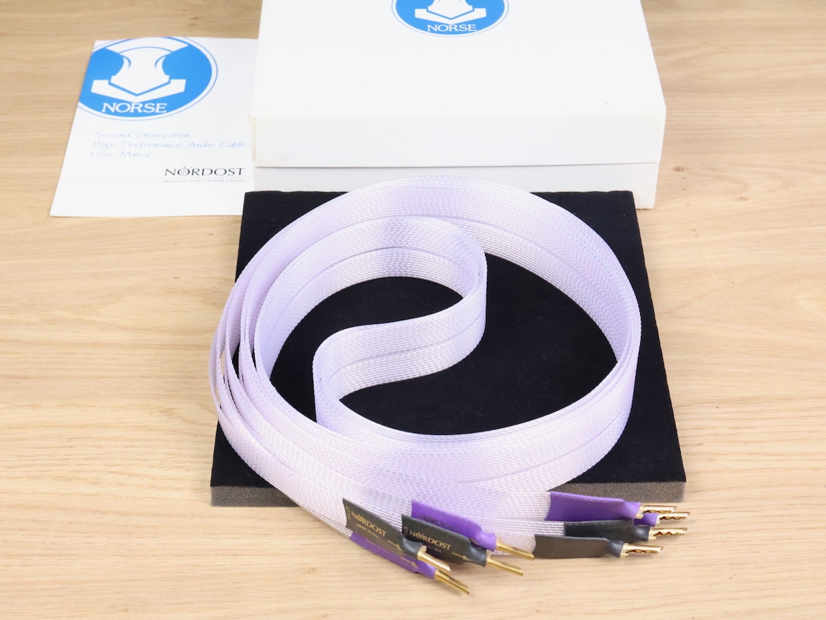 Nordost Norse Frey 2 highend audio speaker cables 2,0 metre 21