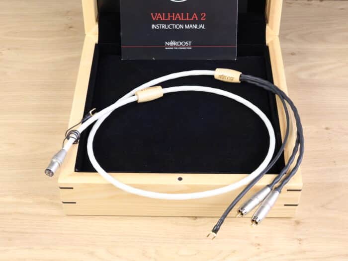 Nordost Valhalla 2 Reference Phono Tonearm highend audio interconnect DIN-RCA 1,25 metre 1