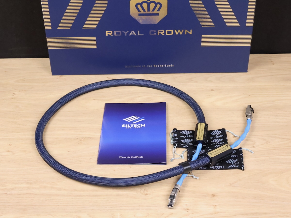 Siltech Royal Single Crown Network S10 highend digital audio ethernet cable 1,5 metre 1-1