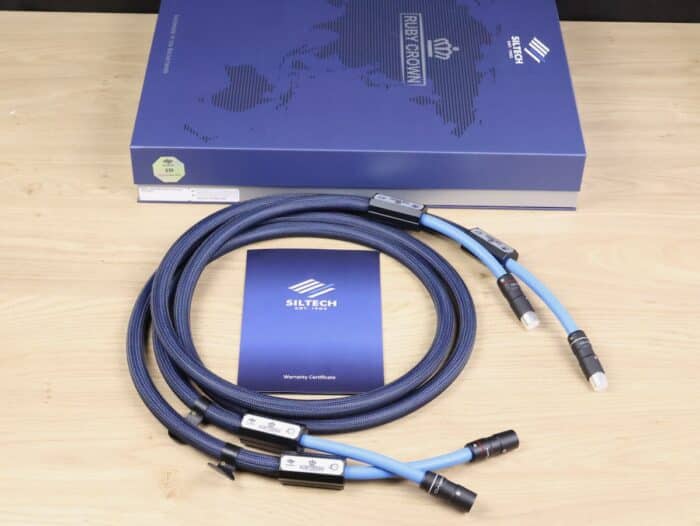 Siltech Ruby Crown S10 40th Anniversary highend audio interconnects XLR 2,0 metre 1
