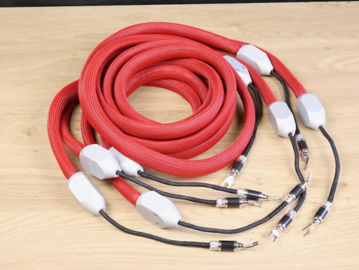 WK Audio TheRed highend audio speaker cables 2,5 metre 1