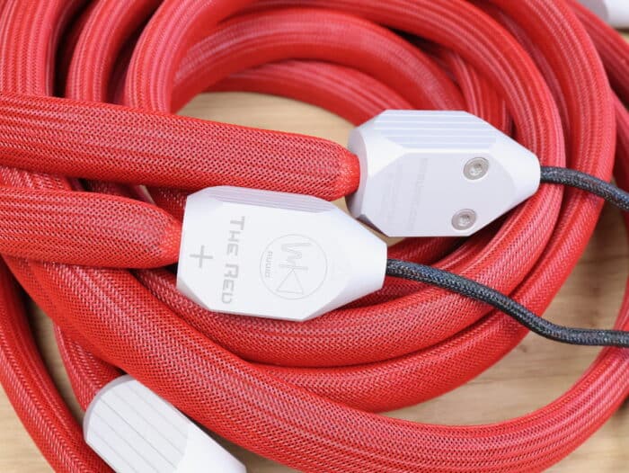 WK Audio TheRed highend audio speaker cables 2,5 metre 2
