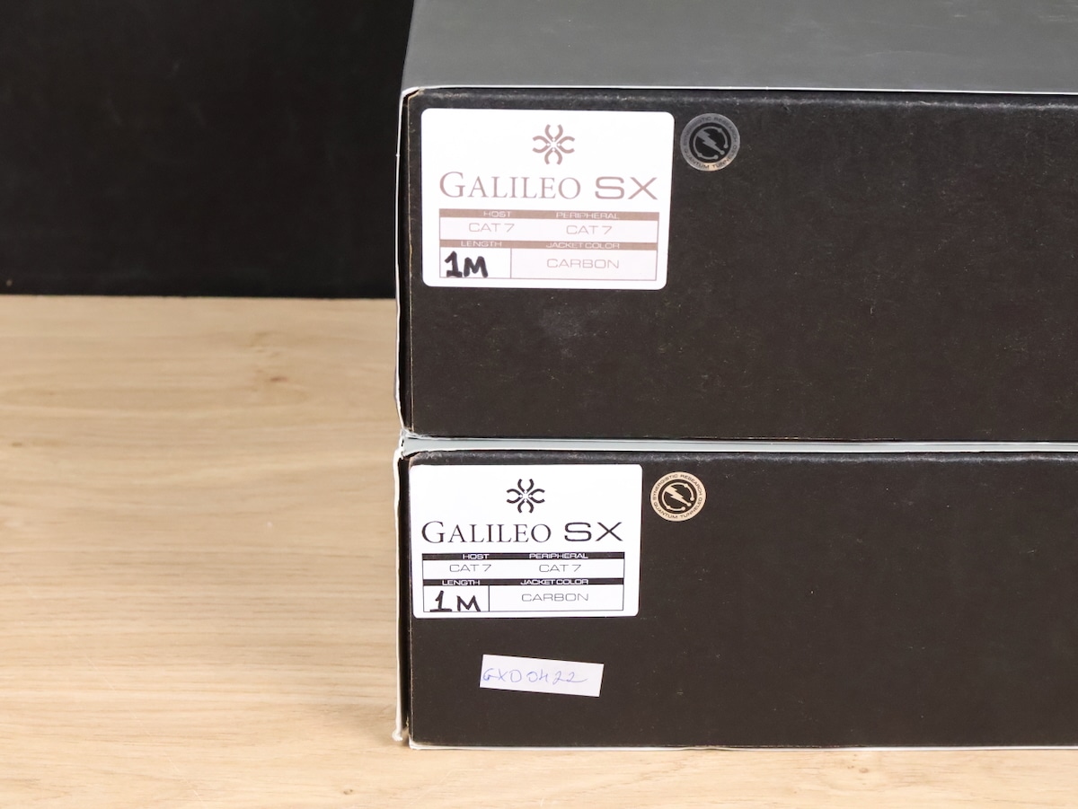 Synergistic Research Galileo SX highend digital audio RJ:E ethernet cables 1,0 metre (2 available) 4