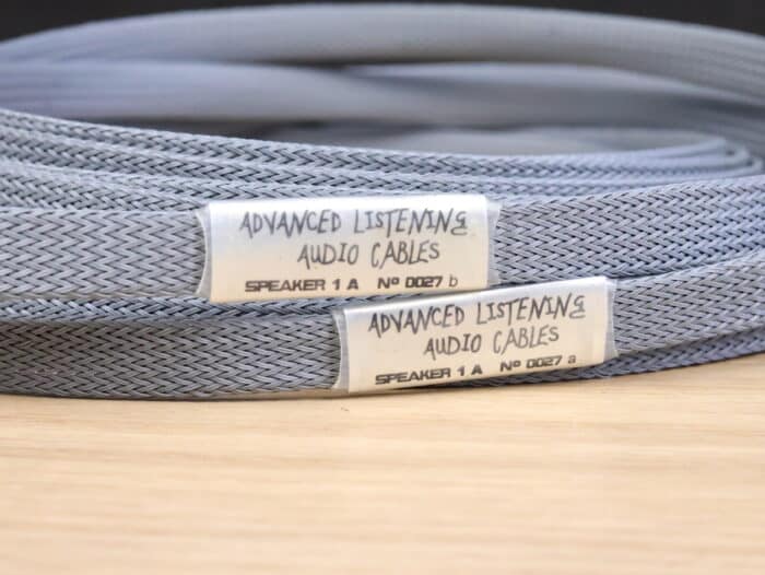 ALAC (Advanced Listening Audio Cables) 1A highend audio speaker cables metre 2,0 metre 2